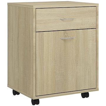 

Skříňka na kolečkách dub sonoma 808443