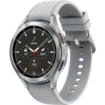 Samsung Galaxy Watch 4 Classic 46mm LTE stříbrné - Chytré hodinky