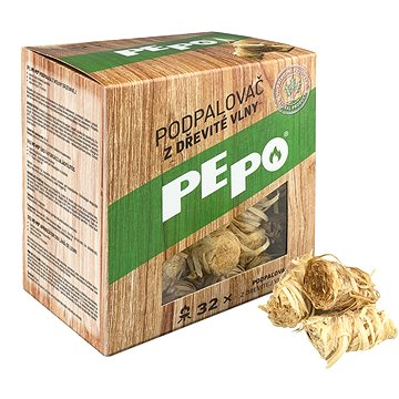

PE-PO podpalovač z dřevité vlny 32 ks PEFC