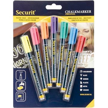 

SECURIT křídové, 1-2 mm, různé barvy - balení 7 ks