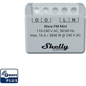 

Shelly Wave PM Mini, měřič spotřeby, Z-Wave