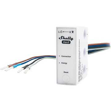 

Shelly Gen3 3EM 63W, 3fázový měřič spotřeby, WiFi