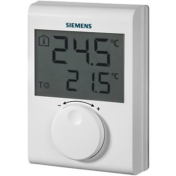 

Siemens RDH100 Digitální prostorový termostat s kolečkem, drátový