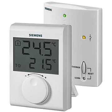 

Siemens RDH100 RF/SET Bezdrátový digitální prostorový termostat s kolečkem