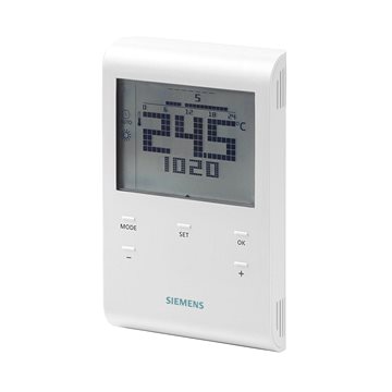 

Siemens RDE100.1 Programovatelný digitální prostorový termostat, drátový