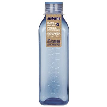 

Sistema® Ocean Bound Láhev Square šroubovací víčko 1 l, modrá