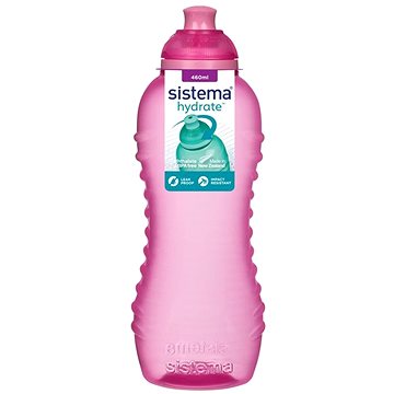 

Sistema® Hydrate™ Láhev Squeeze Twist ‘n’ Sip 460 ml, růžová