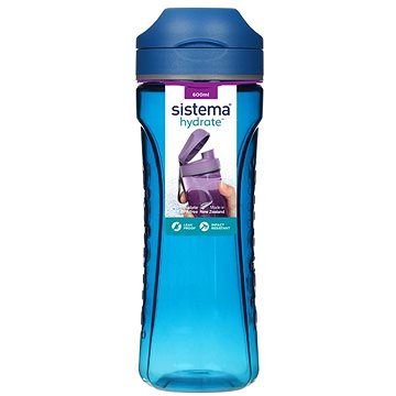 

Sistema® Hydrate™ Tritanová láhev Swift Flip Top 600 ml, modrá