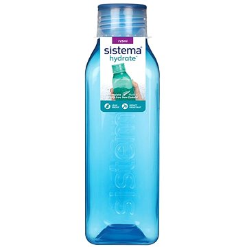 

Sistema® Hydrate™ Láhev Square šroubovací víčko 725 ml, modrá