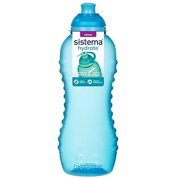 

Sistema® Hydrate™ Láhev Squeeze Twist ‘n’ Sip 460 ml, modrá
