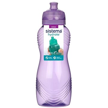 

Sistema® Hydrate™ Láhev Wave Twist ‘n’ Sip 600 ml, fialová