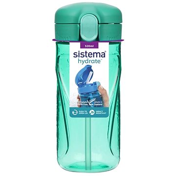 

Sistema® Hydrate™ Láhev Quick Flip Top s brčkem 520 ml, mátová