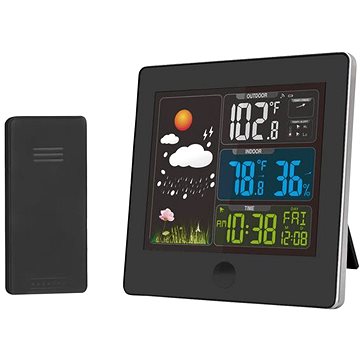 

Solight meteostanice, barevný LCD, teplota, vlhkost,RCC, černá