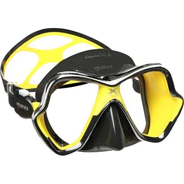 

Mares Maska X-VISION CHROME LiquidSkin, žlutá-černá