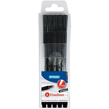 

Stylex Fineliner černý 0,4 mm, 5 ks