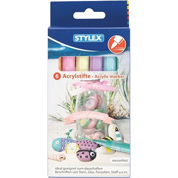

Stylex Acrylic marker 6 pastelových barev