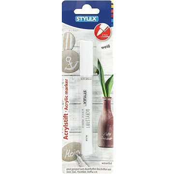 

Stylex Acrylic marker bílý 2 mm