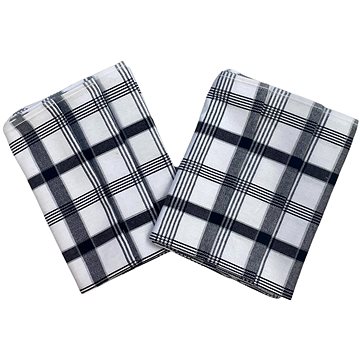 

Svitap sleepwell Utěrka Extra savá 50 × 70 cm, káro černé, 3 ks