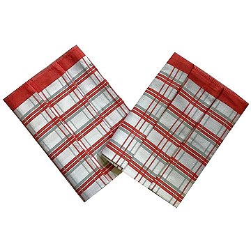 

Svitap sleepwell Utěrka Extra savá 50 × 70 cm, tradiční káro červené, 3 ks