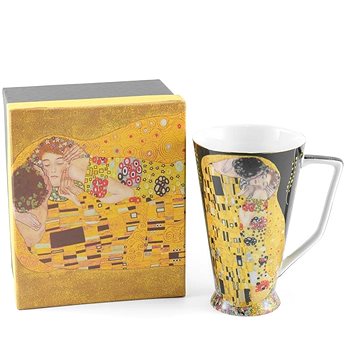 

Home Elements Hrnek 500 ml, Klimt, Polibek černý