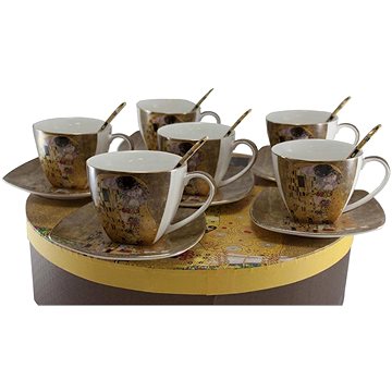 

Home Elements Porcelánový set 6 šapo sad - Klimt