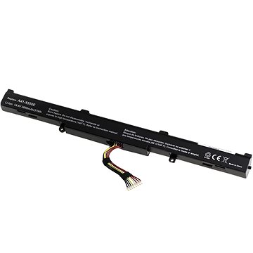 

T6 power Asus X450J, X550Z, X750J, X751L serie, 2600mAh, 37Wh, 4cell, Li-ion
