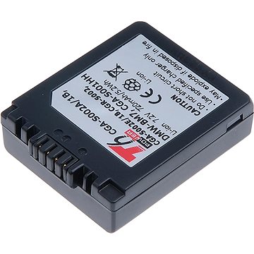 

T6 power Panasonic DMW-BM7, CGA-S002E, CGA-S002, 720mAh, šedá