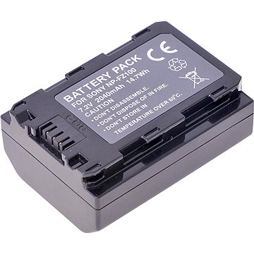 T6 power Sony NP-FZ100, 2040mAh, 14,7Wh, černá - Baterie pro fotoaparát