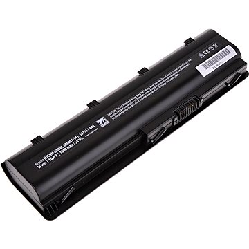 T6 Power pro Hewlett Packard G62m-300 serie, Li-Ion, 10,8 V, 5200 mAh (56 Wh), černá