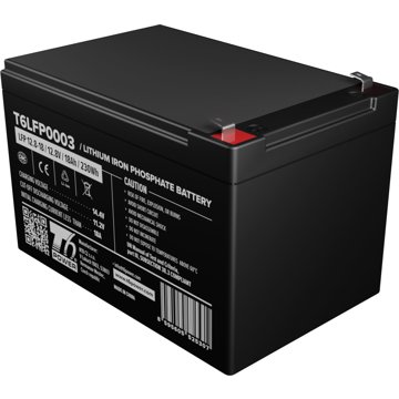 T6 Power LiFePO4 12,8 V, 18 Ah, 230 Wh, Bluetooth, F2