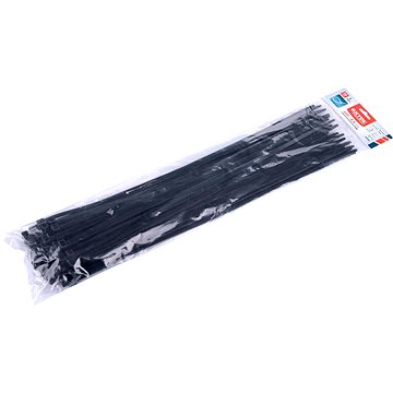 

Extol Premium 8856176 pásky stahovací na kabely černé, 600x8,8mm, 50ks, nylon PA66