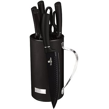 

Berlingerhaus BH-2480 Sada nožů ve stojanu 7 ks Black Silver Collection