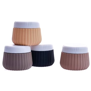 

Take it shop Silikonové cestovní kelímky, 30 ml - sada 4 ks, tmavě meruňkové
