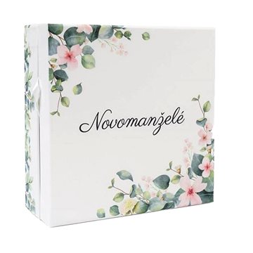 

Hrací krabička novomanželé - pop-up - svatba