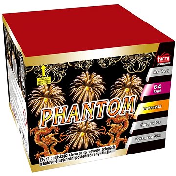 

Tarra Ohňostroj - Baterie výmetnic phantom 64 ran