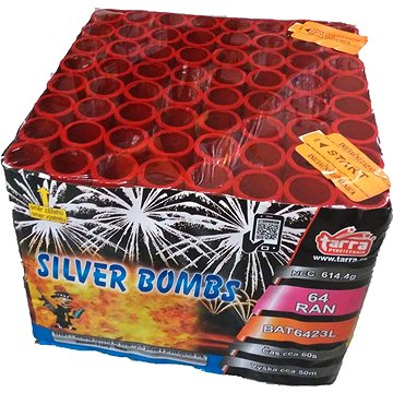 

Tarra Ohňostroj - Baterie výmetnic silver bombs 64 ran