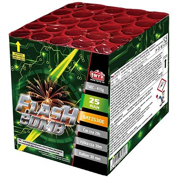 

Tarra Ohňostroj - Baterie výmetnic flash bomb 25ran