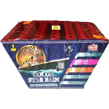 TARRA Baterie výmetnic color star rain 49 ran  