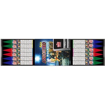 

Tarra Ohňostroj - Rakety - 6 oz assorted rockets paper box - 12 ks