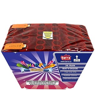 

Tarra Ohňostroj - Baterie výmetnic happy fireworks - 36 ran