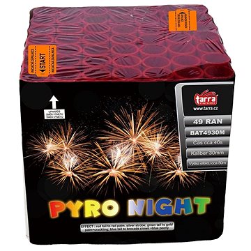 

Tarra Ohňostroj - Baterie výmetnic pyro night - 49 ran