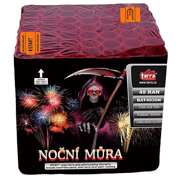 

Tarra Ohňostroj - Baterie výmetnic noční můra - 49 ran