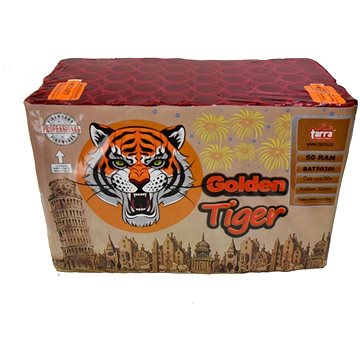 Tarra Ohňostroj - Baterie výmetnic golden tiger - 50 ran