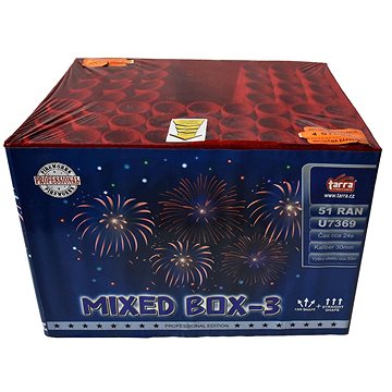 

Tarra Ohňostroj - baterie výmetnic mixed box 3 - 51 ran