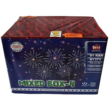 

Tarra Ohňostroj - baterie výmetnic mixed box 4 - 51 ran