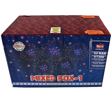 Tarra Ohňostroj - baterie výmetnic mixed box 1 - 54 ran