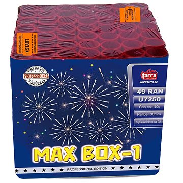 Tarra Ohňostroj - baterie výmetnic max box 1 - 49 ran