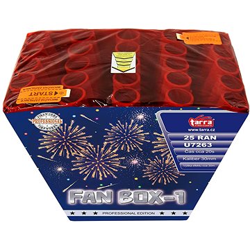 

Tarra Ohňostroj - baterie výmetnic fan box 1 - 25 ran