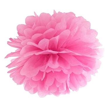 

PARTYDECO Papírový pompom 25 cm růžový