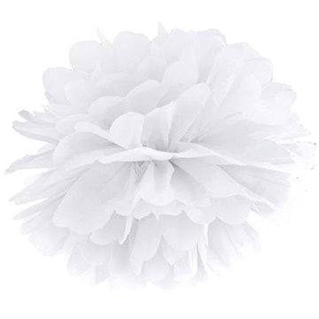 

PARTYDECO Papírový pompom 35 cm bílý